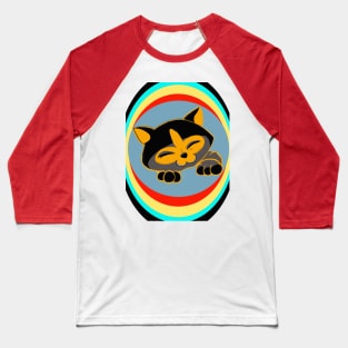 Chat animé déco Baseball T-Shirt